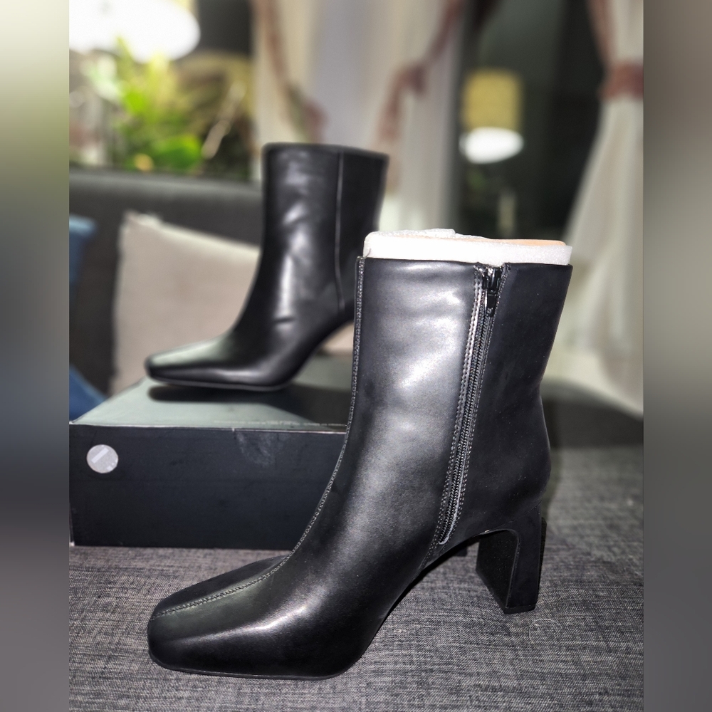INC International Concepts Odelyap Black Dress Booties - Size 9.5M RETAIL $99